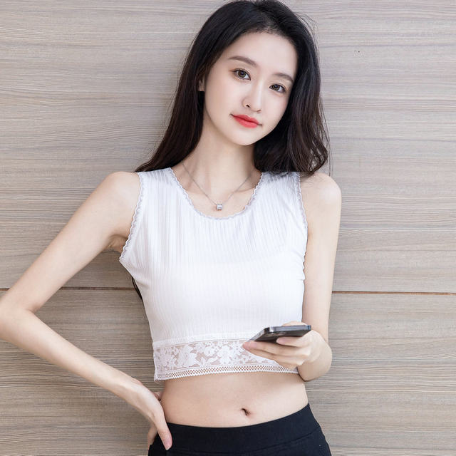 ສີຂາວ suspender lace ຕ້ານການ exposure sexy