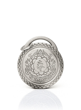 八大守护佛银牌丨原创设计佛系守护佛银牌项链送礼男女925银饰