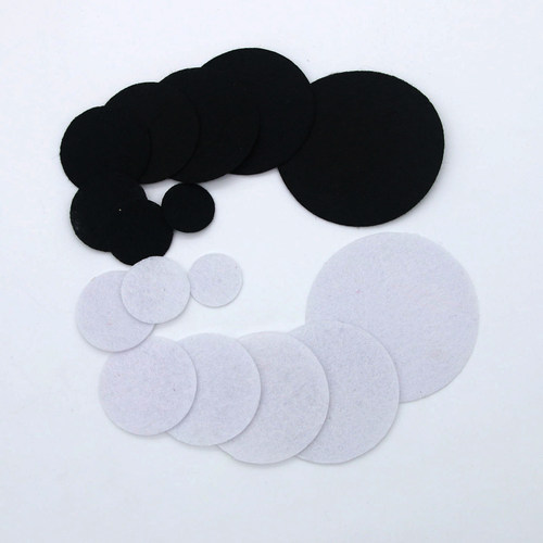 无纺布圆片饰品配件发夹头饰不织布垫片发饰材料手工DIY饰品配件 - 图0