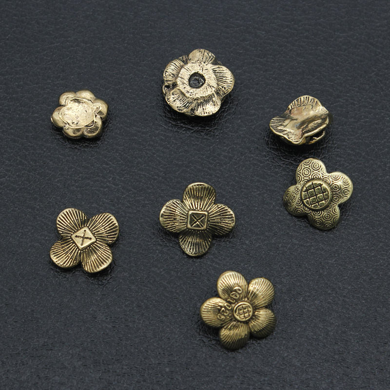 Diy jewelry accessories alloy flowers retro diamond imitation pearl accessories patches homemade ear hair accessories clothing accessories