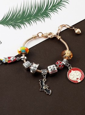 新品 Halloween Treasures Charm Bracelet 万圣节宝藏手链