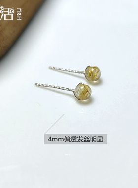 金发晶创业旺财手工绕线耳环