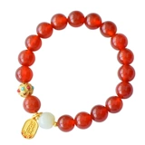 Натуральные ониксовые бусины для влюбленных, браслет с одной бусиной, подарок на день рождения