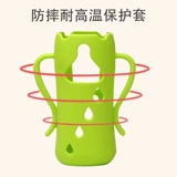 Pigeon, термочехол, силиконовый защитный чехол, стеклянная бутылочка для кормления, мягкая ручка, защита при падении, широкое горлышко, защита от ожогов