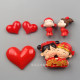 Creative festive wedding gift magnet couple resin