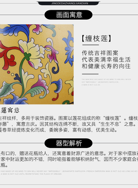 聚宝盆大中睡莲家用瓷器