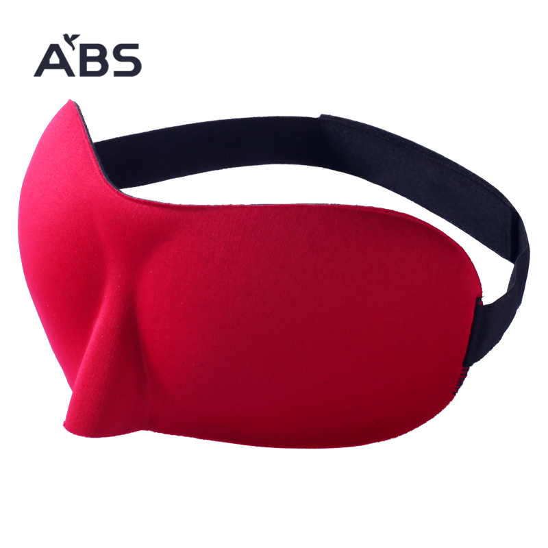 ABS愛彼此 3D睡眠眼罩男女通用舒適成人遮光透氣眼罩