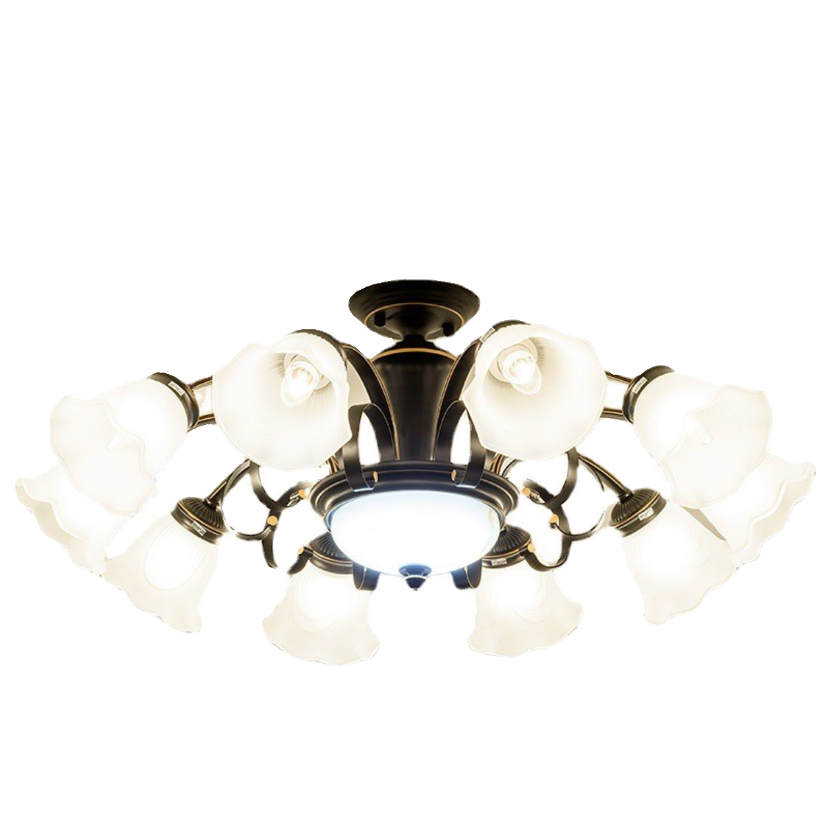 美式客厅灯现代简约乡村田园新款餐厅灯简欧创意卧室铁艺吸顶灯具,淘宝优惠券,粉丝福利购,淘宝优惠卷