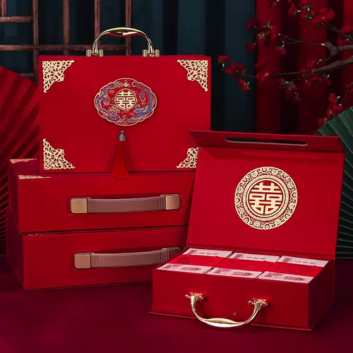 Подарочная коробка CAI обрабатывающая золотая коробка лотерей