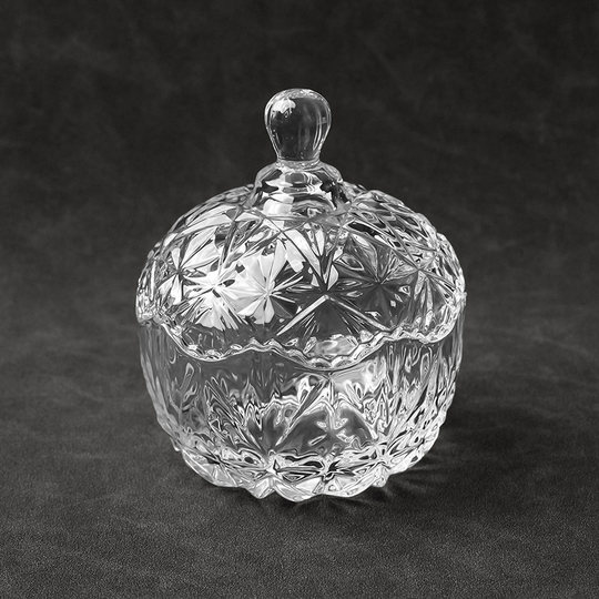 天然水晶净化消磁碗白水晶碎石手链消磁石器皿玻璃碗饰品收纳盒