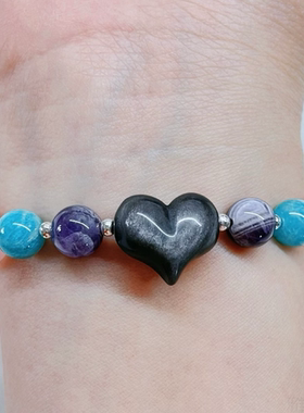 原创梦幻樱花天河幸运解压手链