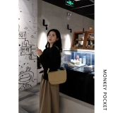 Ретро кожаная акриловая сумка на одно плечо для отдыха, 2022, тренд сезона