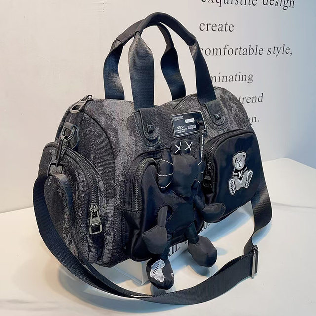 Stylish retro large-capacity dual-purpose crossbody bag