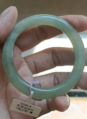 商场撤柜天然和田玉手镯玉镯子 带国家官方鉴定证书保真品礼物q89