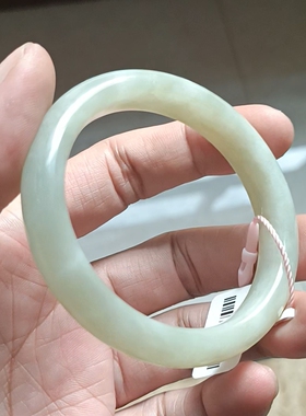 商场撤柜-天然和田玉手镯玉镯 无纹裂 带国家官方证书保真品n20