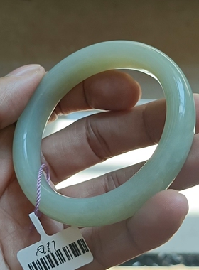 商场撤柜天然和田玉手镯玉镯子 带国家官方鉴定证书保真品礼物q87