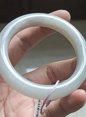 商场撤柜-天然和田玉手镯玉镯 无纹裂 带国家官方证书保真品n27