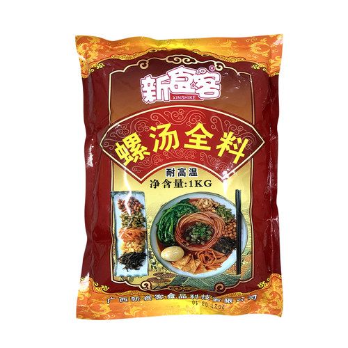 新食客螺汤全料调料汤料螺螺蛳粉商用炒螺小吃麻辣烫配料1000克 - 图3