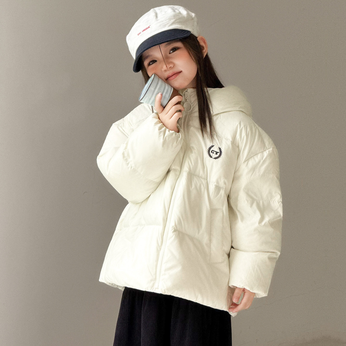 康衣儿童装羽绒服男童加厚款小中大女童羽绒服外套宝宝羽绒服连帽