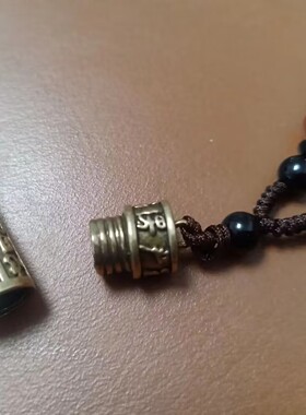 纯黄铜护身符吊坠男女项链挂件随身转运招财饰品嘎乌盒可打开
