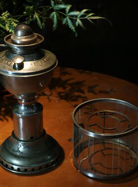 诗炎基煤油灯收藏煮水泡茶