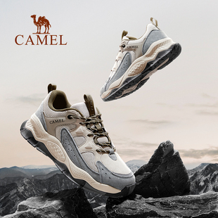 骆驼复古老爹鞋户外休闲鞋