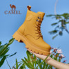 Camel outdoor casual stylish Martin boots waterproof rain boots