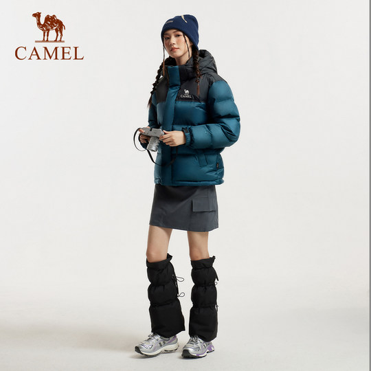 【鹅绒】骆驼羽神PRO户外羽绒服冬季新款女款男款防风保暖外套