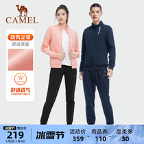 Camel Sports Suit Lovers 2023 Thin Spring Brands Men And Women Running Coats Big Code Leisure Two Sets