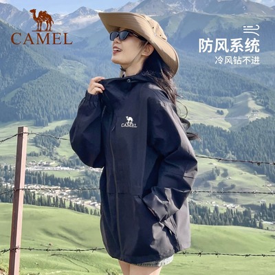 骆驼三防硬壳秋季男女新款冲锋衣