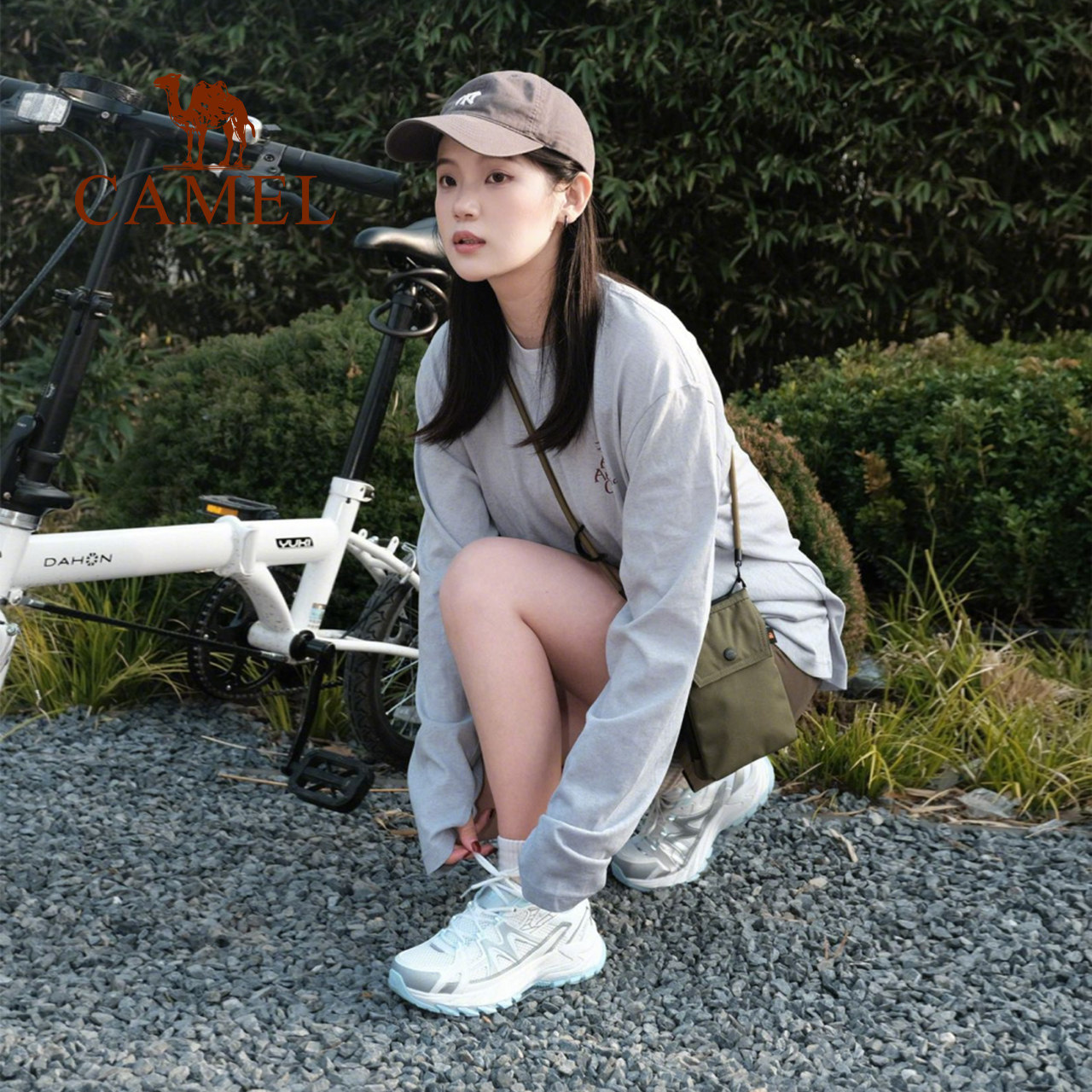 骆驼盘龙5代登山鞋女2026夏季新款透气防滑耐磨男运动户外徒步鞋