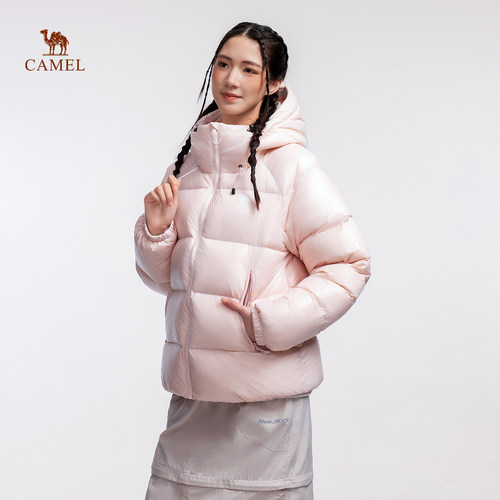 骆驼黑钻5PRO户外泡芙羽绒服冬季新款女款男款防风外套拒水面包服 - 图3