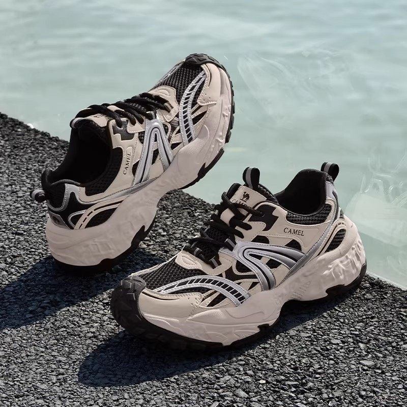 骆驼男鞋老爹鞋2026春季新款厚底增高透气复古男士户外休闲运动鞋,淘宝优惠券,粉丝福利购,淘宝优惠卷