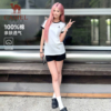 骆驼T恤夏季男女情侣款复古宽松圆领短袖
