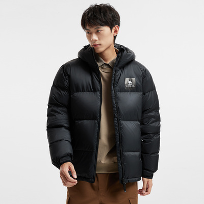 2025户外羽绒服骆驼连帽