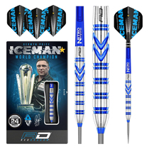 REDDRAGON Gerwynprice Iceman Red Dragon Pryce Straight Barrel Tungsten Steel Darts Ice Man Tungsten Steel Dart