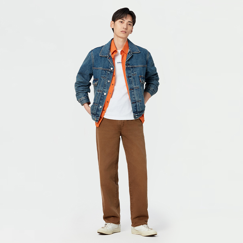 Levi's李维斯24夏季新款男士牛仔外套复古潮流时尚潮牌夹克-图0