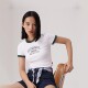 ເສື້ອຍືດແຂນສັ້ນຂອງຜູ້ຍິງ Levi's Slim Fit Knitted Short Sleeve T-Shirt