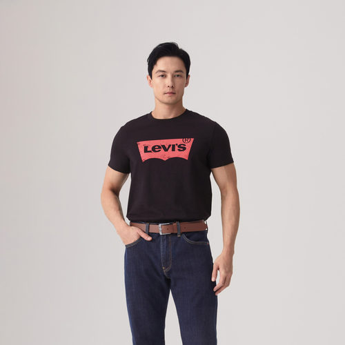 Levi's李维斯情侣男女美式宽松印花时尚LOGO纯棉圆领上衣短袖T恤 - 图2