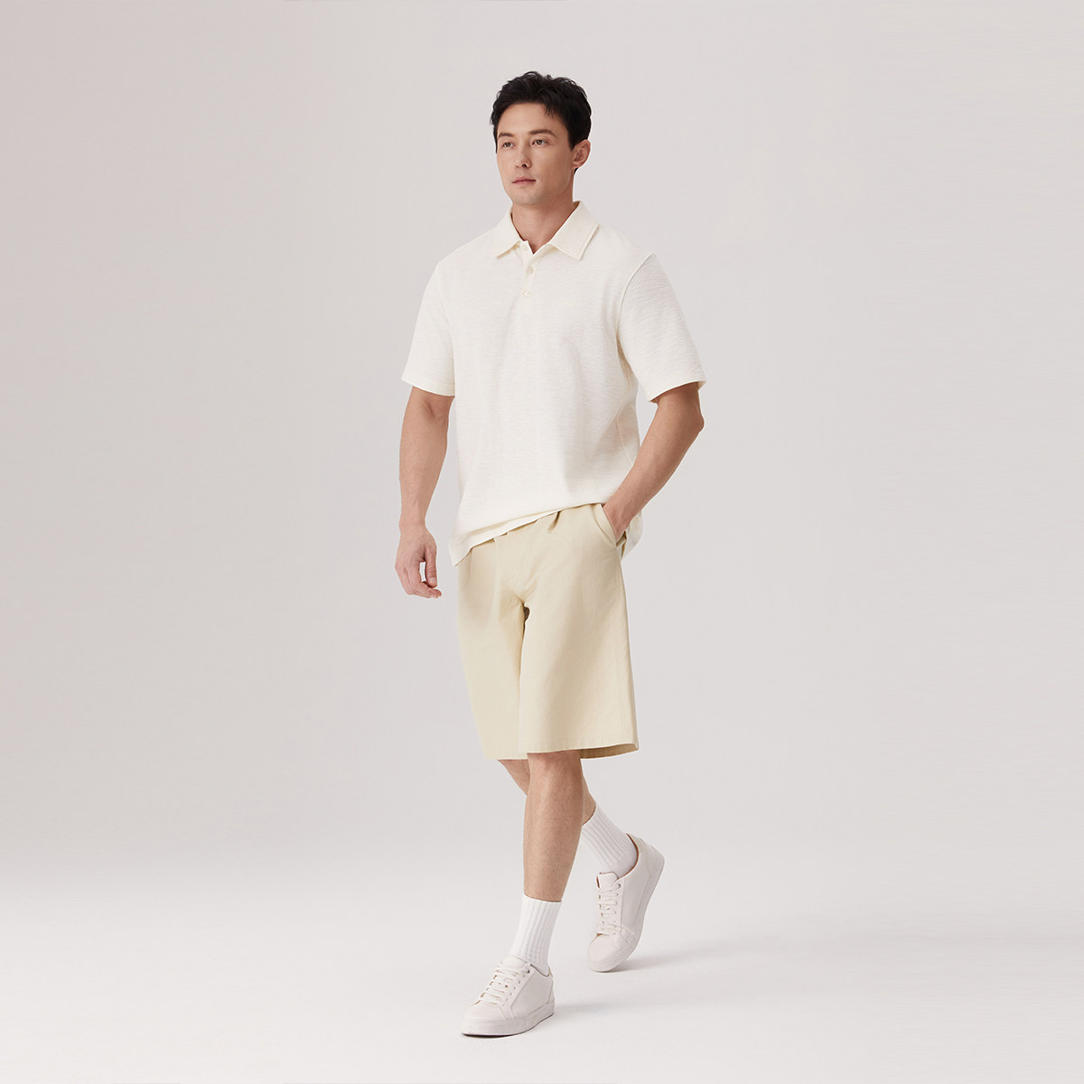 【商场同款】Levi's李维斯男士美式休闲宽松抽绳松紧腰短裤003I0,淘宝优惠券,粉丝福利购,淘宝优惠卷