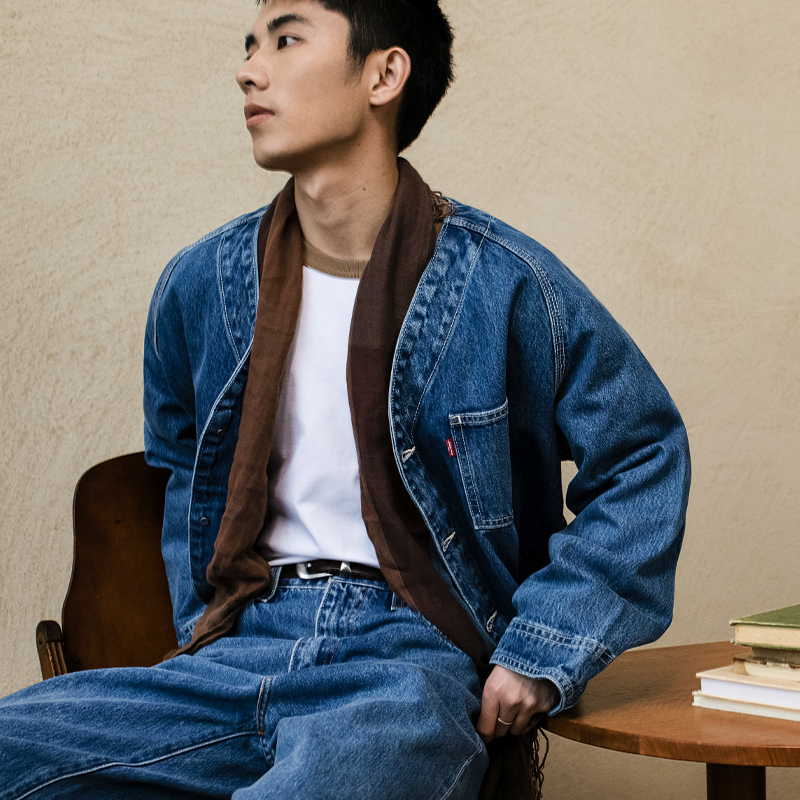 【商场同款】Levi's李维斯夏季新款男高级牛仔外套A7139-0000 - 图0