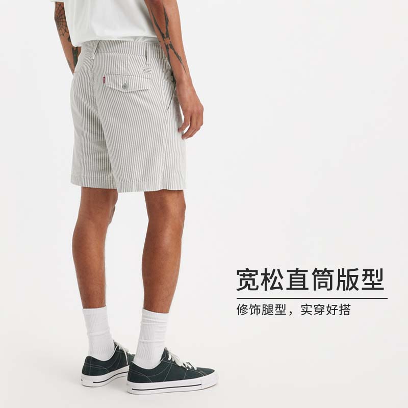 【商场同款】Levi's李维斯24夏季新款男士宽松休闲短裤A4661-0032 - 图2