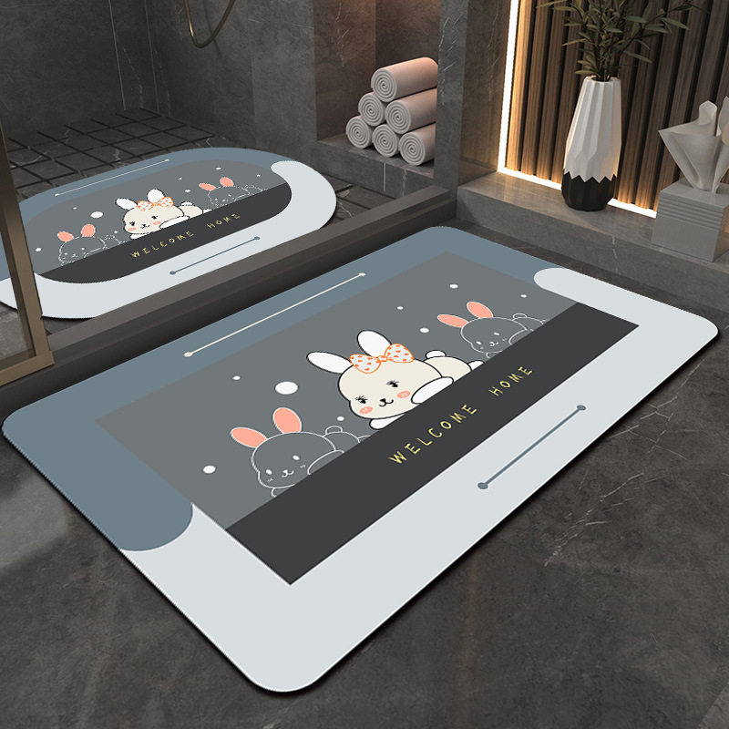 硅藻泥厨房吸水地垫卫生间垫子入户进门门口浴室防滑厕所门垫地毯,淘宝优惠券,粉丝福利购,淘宝优惠卷