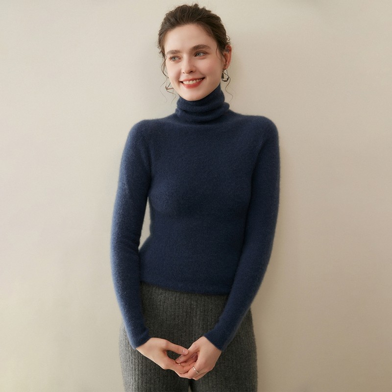 小山羊绒衫女高领修身套头针织打底衫通勤穿搭毛衣百搭,淘宝优惠券,粉丝福利购,淘宝优惠卷