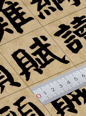 钱沣钱南园正气歌颜体卡纸书法