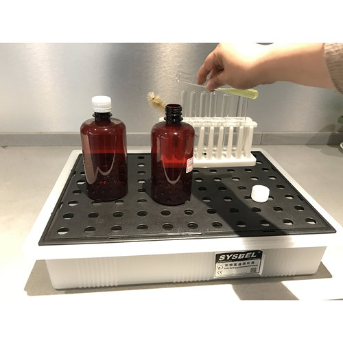 西斯贝尔实验室盛漏托盘化学品储存盘SPL001防泄漏耐腐蚀桌面平台 - 图0