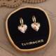 Denmark Designer Tatirocks Colorful Gem Three-dimensional Love Earrings High-end Light Luxury Earrings for Women