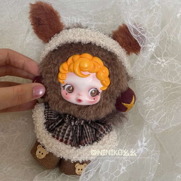 NINIKO幺幺 偷偷栗子沐木着痕SP光织园不眠剧场 秋冬小熊斗篷娃衣,淘宝优惠券,粉丝福利购,淘宝优惠卷