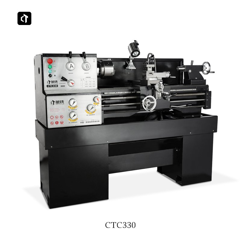 呲铁CTC330重型车床家用车床工业车床台式车床轻型车床小型普车-图1