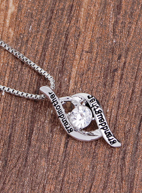 2026春季新款饰品grandmothergranddaughter 母亲节礼物镶钻项链